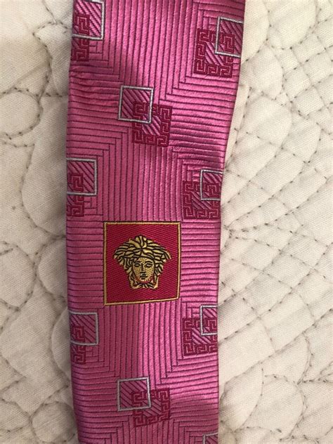 versace medusa print tie|Versace Pre.